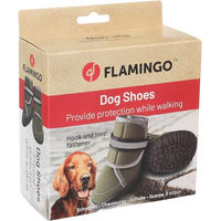 Produktbild von Flamingo Pfotenschuhe für Hunde aus Neopren grün Größe L wasserabweisend