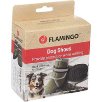 Produktbild von Flamingo Pfotenschuhe für Hunde aus Neopren grün Größe M wasserabweisend