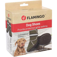 Produktbild von Flamingo Pfotenschuhe für Hunde aus Neopren in Grün Größe XL