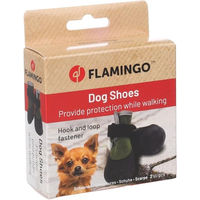 Produktbild von Flamingo Pfotenschuhe für Hunde Grün XS aus Polyester