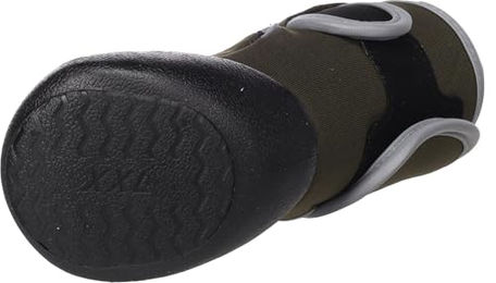 Flamingo Pfotenschuhe für Hunde Grün XXL aus Polyester mit weicher Sohle und reflektierenden Elementen 2 Stück – Bild 1 von 3