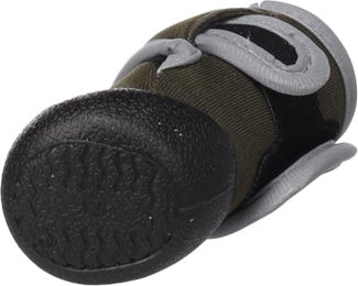 Flamingo Pfotenschuhe für Hunde XS Grün aus Polyester wasserabweisend und reflektierend – Bild 1 von 3
