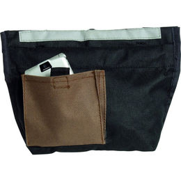 Produktbild von Flamingo Pivo Futterbeutel mit Hüftgurt aus Nylon Schwarz 19x22cm