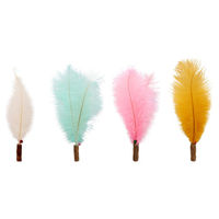 Produktbild von Flamingo Plumu Katzenspielzeug für Katzenangel mit Matatabi Holz und Glocke bunt