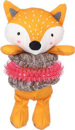 Flamingo Plüschspielzeug Britty Fuchs Ocker für Welpen mit Squeaker zur Zahnpflege – Bild 1 von 3