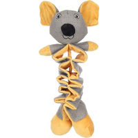 Produktbild von Flamingo Plüschspielzeug Folsy Maus für Welpen in Grau und Beige