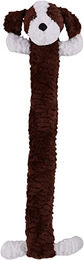 Flamingo Plüschspielzeug für Hunde in Braun mit langem Körper 85cm - 85 cm – Bild 1 von 3