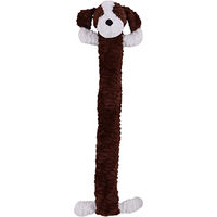 Produktbild von Flamingo Plüschspielzeug für Hunde in Braun mit langem Körper 85cm - 85 cm