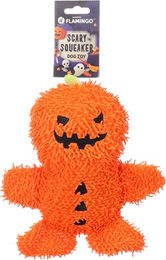 Flamingo Plüschspielzeug Halloween Absor Männchen Orange für Hunde – Bild 1 von 3