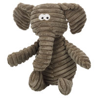 Produktbild von Flamingo Plüschspielzeug Lucy Elefant für Hunde in Grün und Grau, 26 x 12 x 32 cm