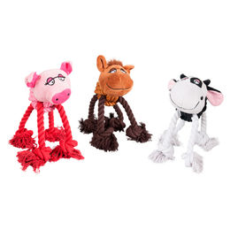 Produktbild von Flamingo Plüschspielzeug Ropey Farm Rosa - 40 cm