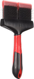 Flamingo Professional Soft-Zupfbürste 2-in-1 beidseitige Fellbürste für Katzen und Hunde 9,5 cm Breite – Bild 1 von 2