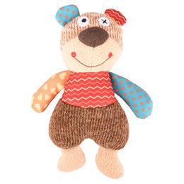 Flamingo Quietschspielzeug Cheery Bär für Hunde aus Polyester, 21cm – Bild 1 von 3