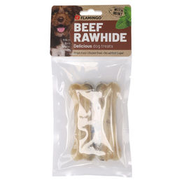Flamingo R'Hide Dental Knochen Hundesnack mit Minze und Rind getreidefrei 40 g – Bild 1 von 5