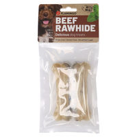 Produktbild von Flamingo R'Hide Dental Knochen Hundesnack mit Minze und Rind getreidefrei 40 g
