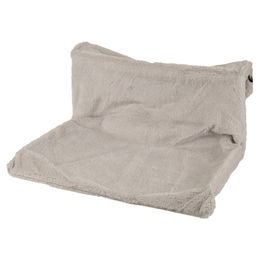 Flamingo Radiator-Hängematte für Katzen aus Plüsch grau 50x36x25 cm – Bild 1 von 3