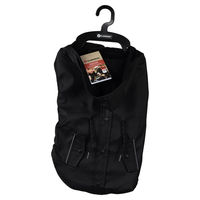 Produktbild von Flamingo Regenmantel Toto für Hunde Schwarz Polyester wasserabweisend Rückenlänge 40 cm