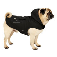 Produktbild von Flamingo Regenmantel Toto Schwarz aus Polyester mit 30 cm Rückenlänge