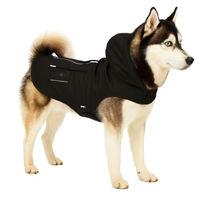 Produktbild von Flamingo Regenmantel Toto Schwarz aus Polyester mit 55 cm Rückenlänge