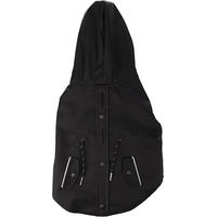 Produktbild von Flamingo Regenmantel Toto Schwarz aus Polyester waterproof 45cm Rückenlänge