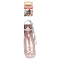 Produktbild von Flamingo Reisenapf Trinkflasche Taupe Transparent aus Kunststoff