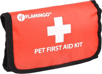 Flamingo Resku Erste Hilfe Set für Hunde und Haustiere Basic rot kompakt – Bild 1 von 6
