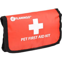 Produktbild von Flamingo Resku Erste Hilfe Set für Hunde und Haustiere Basic rot kompakt