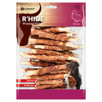 Produktbild von Flamingo RHide Hundesnack Ente Wrapped Stick mit Rind glutenfrei und ohne Zucker 350 g - 30 x 350 g