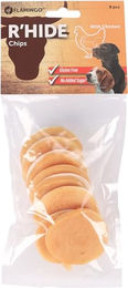 Flamingo Rinderhautchips mit Huhn Monoprotein Naturkauartikel für Hunde 8 Stück – Bild 1 von 4