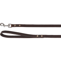 Produktbild von Flamingo Rondo Leder Führleine für Hunde Braun 130 cm x 16 mm - 130 cm