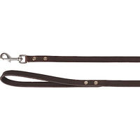 Produktbild von Flamingo Rondo Leder Führleine für Hunde Braun 130 cm x 16 mm - 130 cm