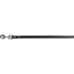 Flamingo Rondo Lederleine vernietet schwarz 130 cm 12 mm - 130 cm – Bild 1 von 1