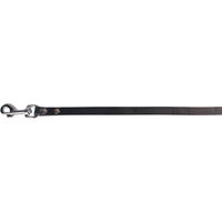 Produktbild von Flamingo Rondo Lederleine vernietet schwarz 130 cm 12 mm - 130 cm