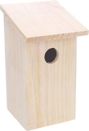 Flamingo Rotkehlchen-Nistkasten aus FSC-Holz für Wildvögel und Meisen – Bild 1 von 5