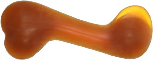 Flamingo Rubba Kauspielzeug Knochen aus Naturkautschuk Braun für kleine bis mittlere Hunde – Bild 1 von 8