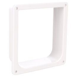 Produktbild von Flamingo Rückplatte für Katzentüren Tami Fanni Idda Weiß 19x20cm Ersatzteil aus Kunststoff