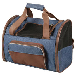 Flamingo Rucksack Elodie für kleine Hunde in Blau mit Reflektoren 41x23x29 cm – Bild 1 von 9