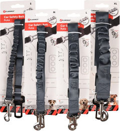 Flamingo Ruka Autogurt Verbindungsstück mit Ruckdämpfer für Hunde kleine Rassen Grau M – Bild 1 von 6