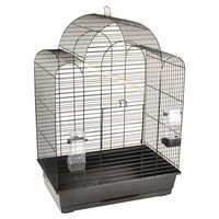 Produktbild von Flamingo Runa Vogelkäfig für Wellensittiche aus Metall Schwarz