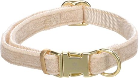 Flamingo Saba Hundehalsband aus Nylon in Beige Größe S – Bild 1 von 3