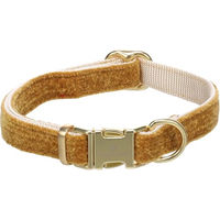 Produktbild von Flamingo Saba Hundehalsband aus Nylon mit Velvet in Gelb Grösse S 30-45cm