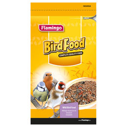 Produktbild von Flamingo Samenmischung Streufutter Ergänzungsfutter für Wildvögel 1 kg