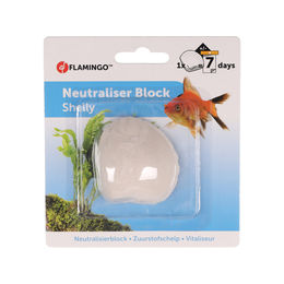 Produktbild von Flamingo Sauerstoffstein Shelly Luftpumpe für Fische in Weiß