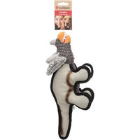 Produktbild von Flamingo Saura Dinosaurier Hundespielzeug aus Plüsch in Grau Größe L