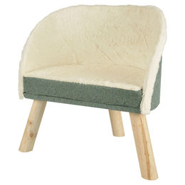 Flamingo Scandi Sofa Katzenmöbel grün 53x34,5cm mit Versteck und Spielzeug – Bild 1 von 8