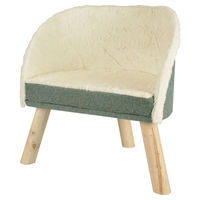 Produktbild von Flamingo Scandi Sofa Katzenmöbel grün 53x34,5cm mit Versteck und Spielzeug