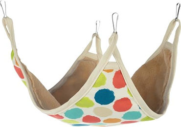 Flamingo Schaukel Hängematte FIZI Mehrfarbig aus Stoff 38x38x0,5cm – Bild 1 von 3