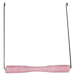Flamingo Schaukel mit Sandsitzstange für Vögel aus Kunststoff in Rosa oder Bunt – Bild 1 von 1
