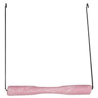 Produktbild von Flamingo Schaukel mit Sandsitzstange für Vögel aus Kunststoff in Rosa oder Bunt