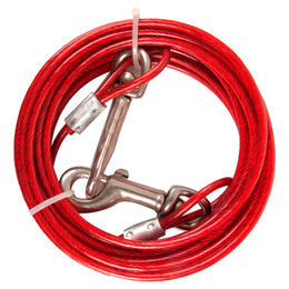 Produktbild von Flamingo Schleppleine rot plastifiziert 5 m
